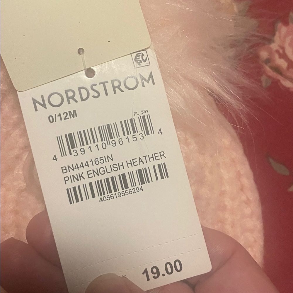 Tucker + Tate Pink Cable Knit Pom Beanie, 0-12mo, NWT 💘HOST PICK 1/24 💘 - Picture 6 of 8